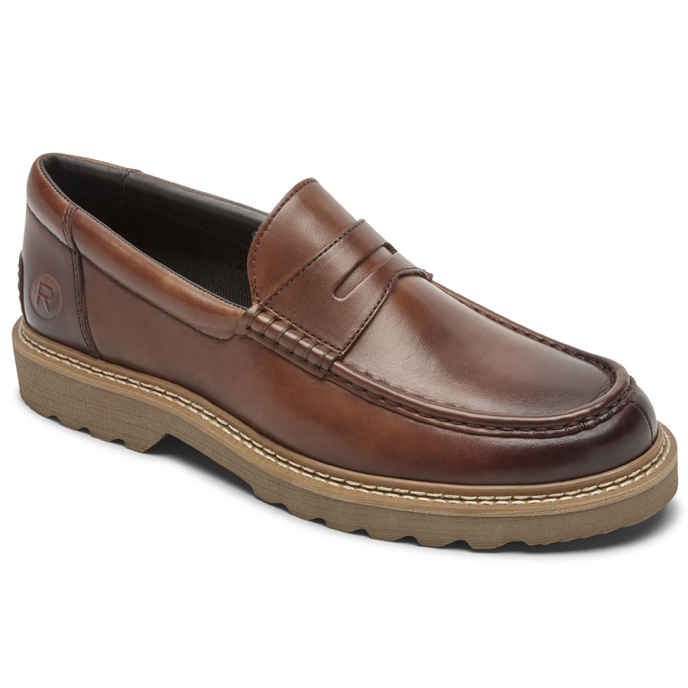 Rockport Slip-Ons Herre Brune - Peirson Penny Keeper - HBVS35170